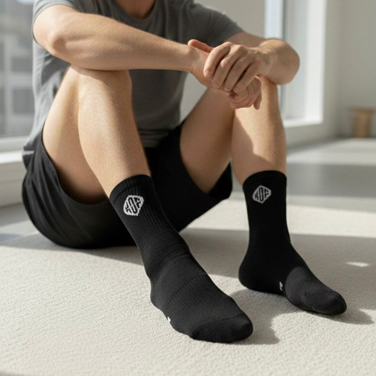 KOF Unisex Socks BLACK OEKO-TEX®