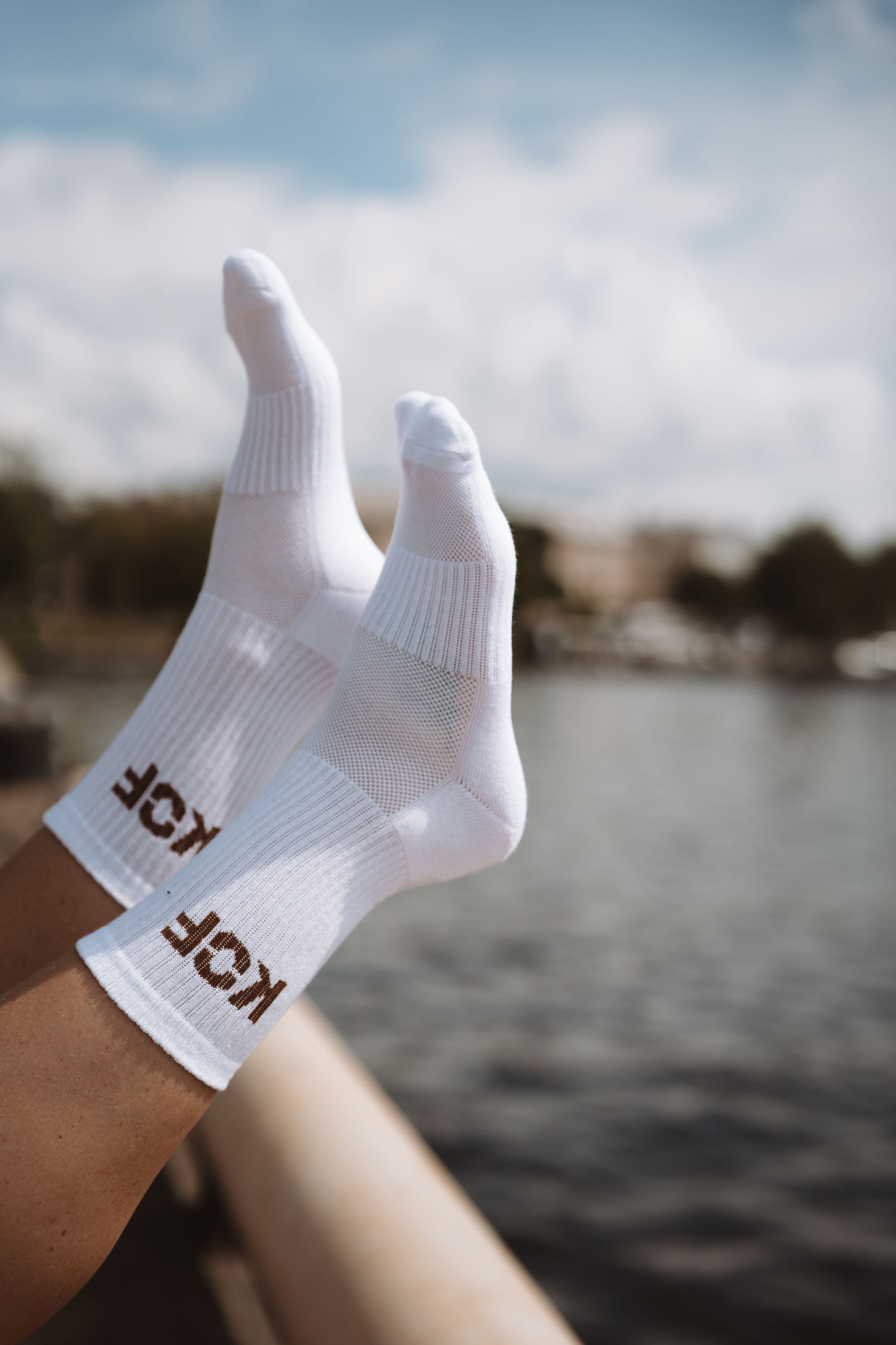 KOF Unisex Socks with beige title OEKO-TEX®